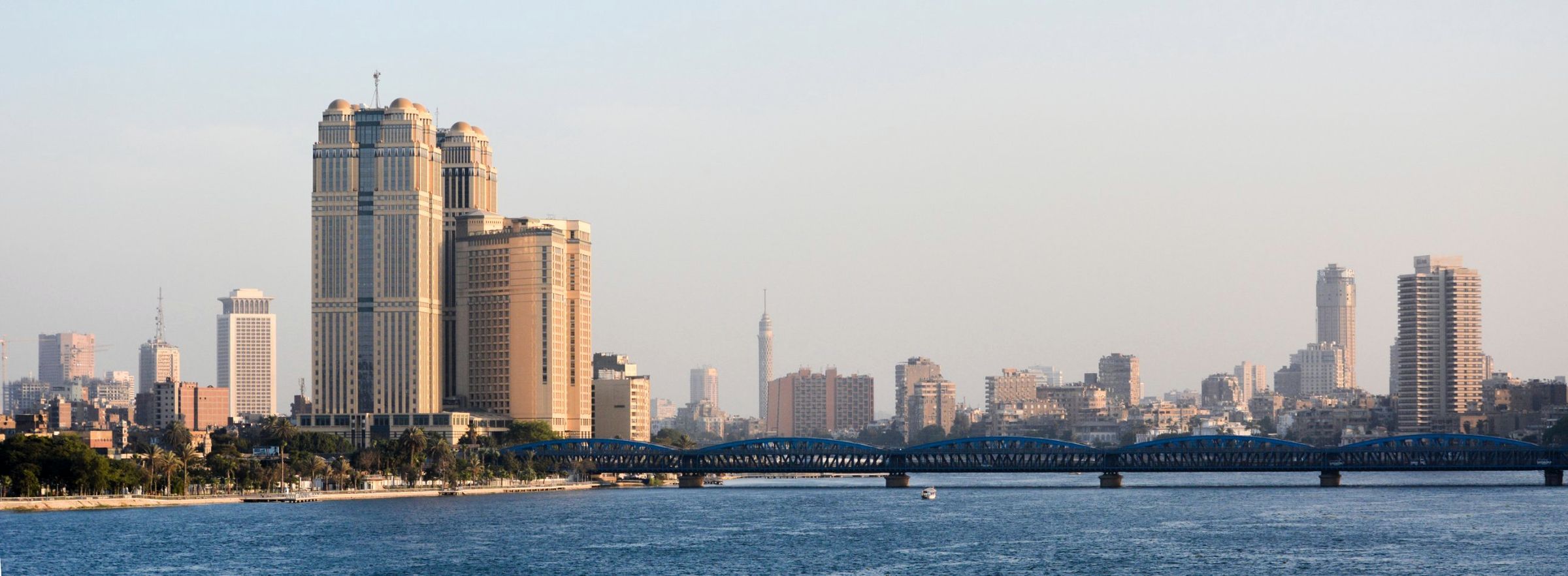 Cairo skyline along the Nile