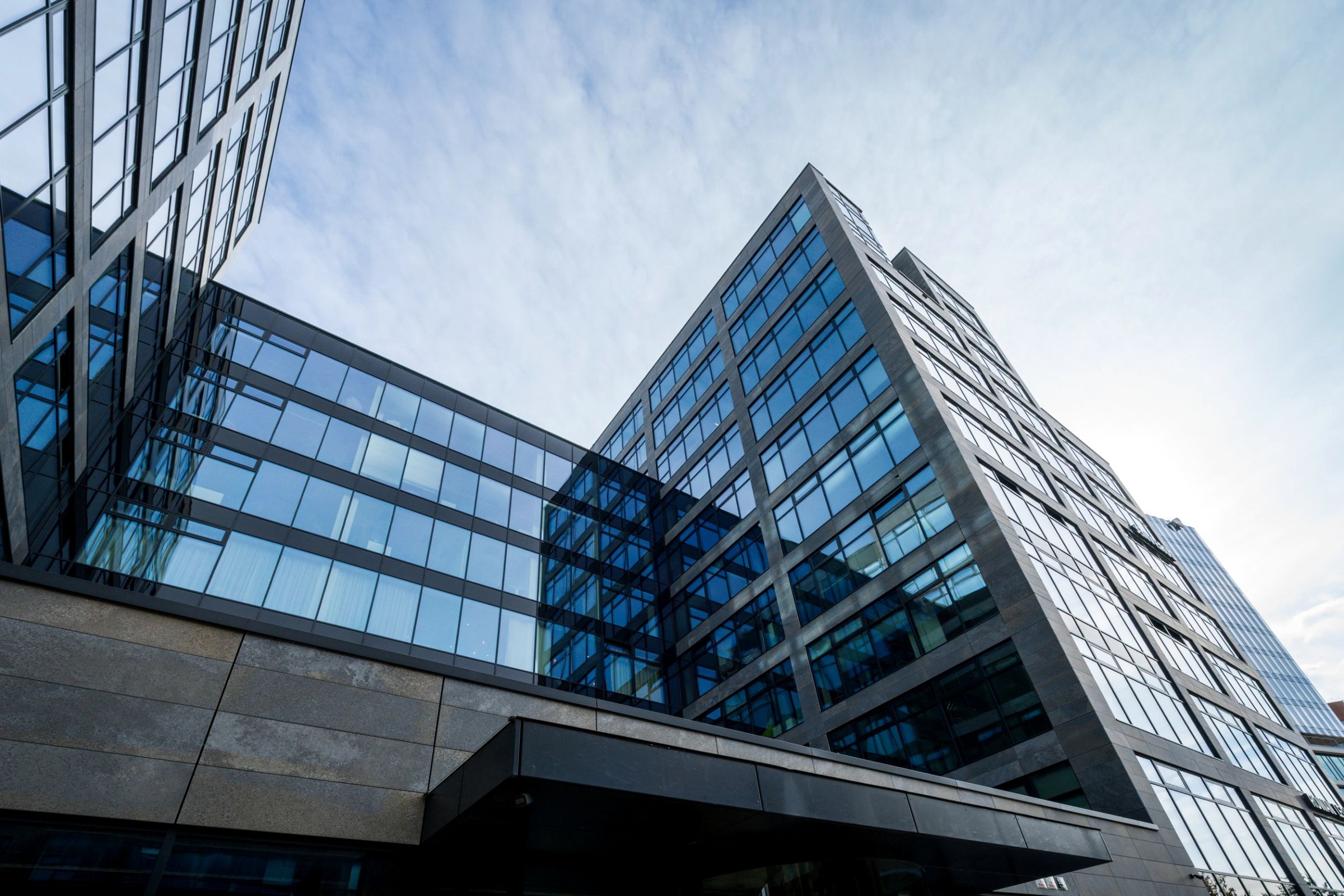 Modern office building